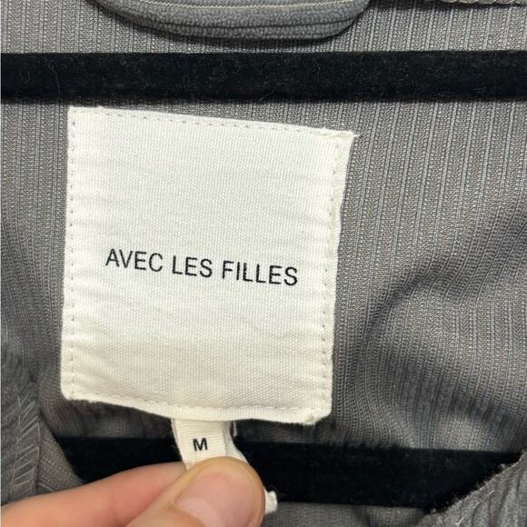 Avec Les Filles Gray Corduroy Shacket - Size M - Picture 4 of 7